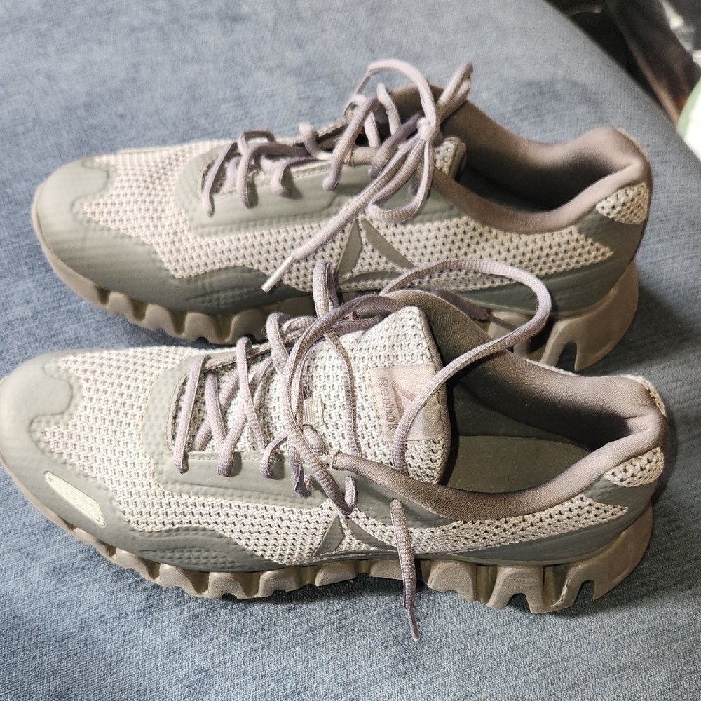 Reebok Zigtech Original Gray Running Jogging Athletic Shoes Mens 10.5